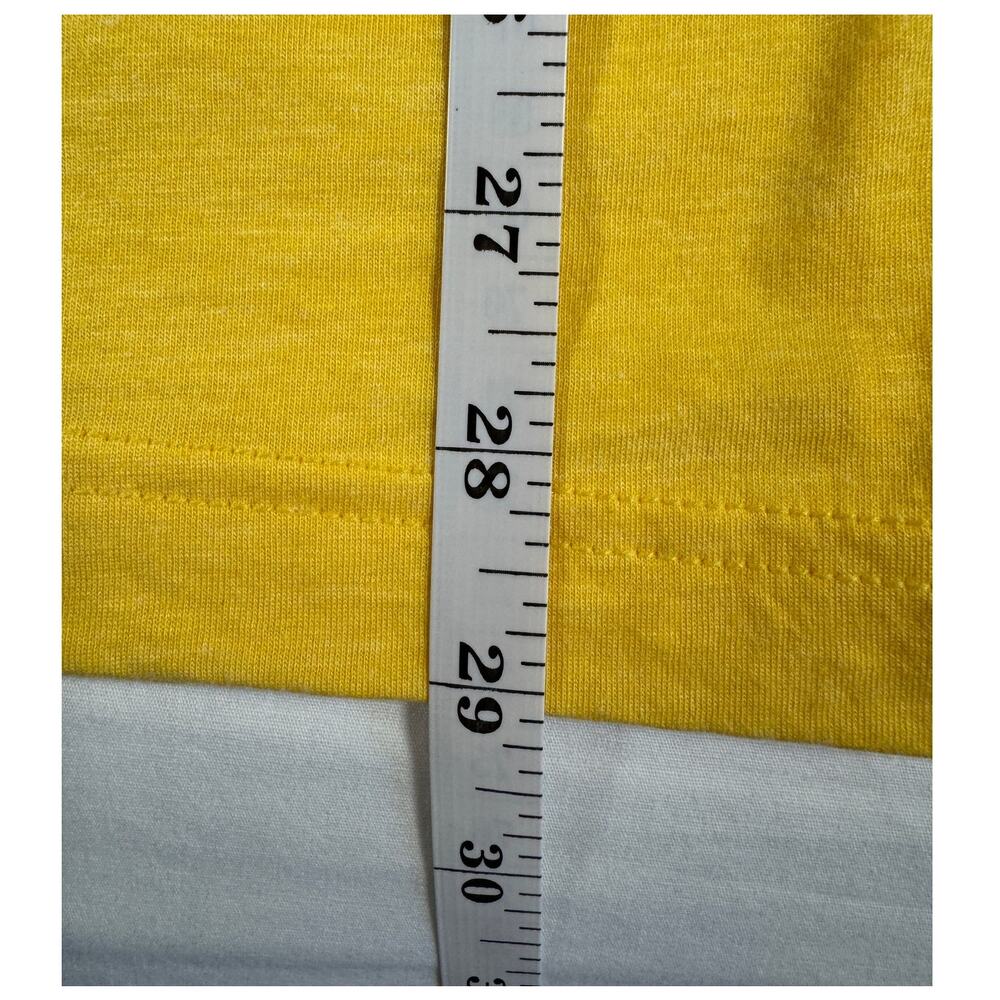 Bella Canvas The ZA Squad Yellow Graphic Tee Men XL Pizza Casual Shirt - Picture 8 of 9